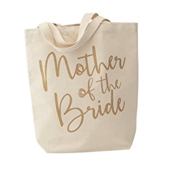 Mud Pie Handbags - Mud Pie Mother of the Bride Canvas Tote